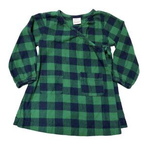 Hanna Andersson Plaid Tunic Dress Size 3